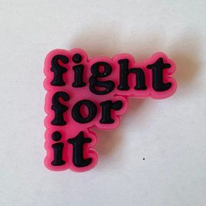 fight for it crocs charms